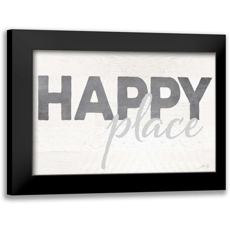 Rae, Marla 14x11 Black Modern Framed Museum Art Print Titled - Happy Place