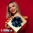 thumbnail image 2 of PMU Pom-Pom Pull-Apart - Pull Out Bows for Wedding, Birthdays & Anniversaries - Ribbon Bows for Flowers & Basket Decoration - Large Bow for Gift Wrapping - Navy 5 Inch 20 Loops (50/pkg) Pkg/1, 2 of 7