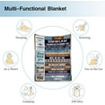 thumbnail image 5 of Son in Law Fathers Day Blanket Gifts for Men, Future Son in Law Gifts from Mother Father in Law, Best Birthday Gifts for Son in Law, Wedding for Son in Law Blankets 50"x60", 5 of 6