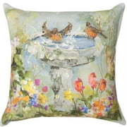 Home Decor Bird Bath Pillow Polyester Climaweave Indoor Outdoor Slbbth