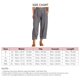 thumbnail image 4 of Pantalones de mujer Pantalones casuales de color puro de cintura media con 2 bolsillos para el hogar al aire libre Gris M, 4 of 4