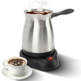 thumbnail image 1 of Graflsoa 600W Electric Turkish Coffee Maker with 600ml Capacity, Ergonomic Anti-Scald Handle, and Dual Safety Protection for Coffee, Tea, and Milk Brewing, 1 of 6