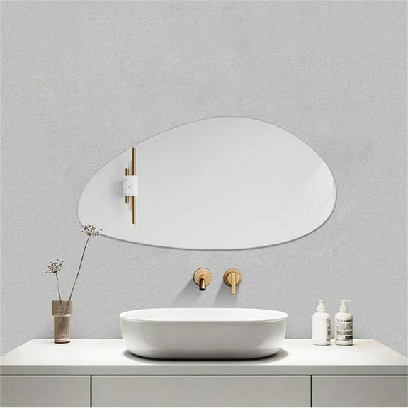 Irregular Bathroom Acrylic Mirror Shatterproof Cloud Shape Wall Mirror Stickers For Dressing Table Bedroom Living Room Decor
