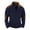Navy, variant on Baqcunre Sweater Men'S Casual Sweater Stand Collar Placket Zipper Sweater Top Men,L,Quarter Zip Pullover Men,Mens Sweatshirt,Long Sleeve Shirts For Men,Men'S Fashion Hoodies & Sweatshirts,,Black