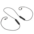 thumbnail image 2 of MMCX  Headset Cable, Low Latency Soft Black Earphone Adapter Cable With Mic For IE40 PRO, 2 of 8