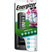 Energizer Recharge Universal Charger for NiMH Rechargeable AA, AAA, C, D, and 9V Batteries