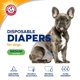 thumbnail image 2 of Arm&Hammer Para Mascotas Pañales Para Perros Tamaño Mediano 24 Unidades Pañales Para Perros Ajustables Ultraabsorbentes Con Protección A Prueba De Fugas E Indicador De Humedad Arm&Hammer Bicarbonato D, 2 of 6