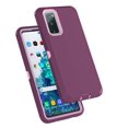 thumbnail image 7 of Case for Galaxy S20 FE 5G S21 Ultra S21+ S21 Plus 5G, Tekcoo Full-Body Shockproof Protection Heavy Duty Armor Hard Plastic & Shock Absorption Rubber Rugged Bumper 3-in-1 Case Cover, 7 of 7