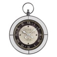 thumbnail image 5 of Clocks - 18" Round - Wall Clock - Brown - Mirror - Transitional, 5 of 5