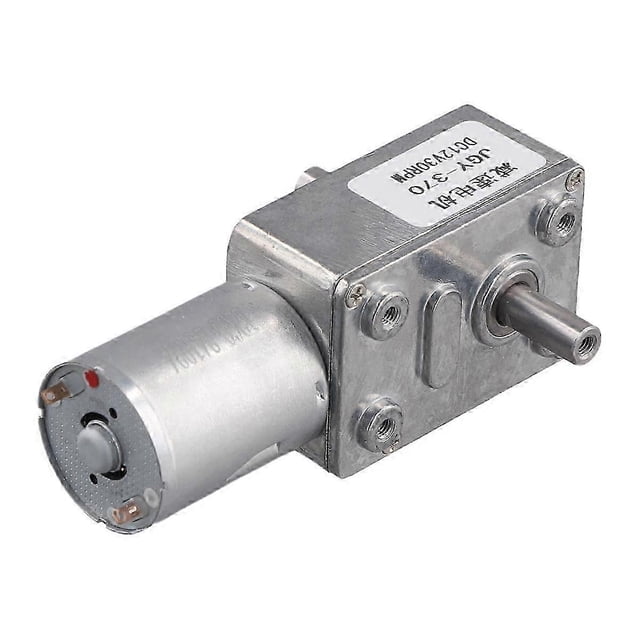 JGY370 DC Motor 12V 30RPM Reduce Speed Motor with High Torque Turbo Worm Geared