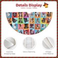 thumbnail image 3 of Sikiie Cute Dogs Collage Nativity Christmas Tree Skirt, Jesus Christian Winter Holiday Tree Mat Decoration(30-48IN)36", 3 of 6