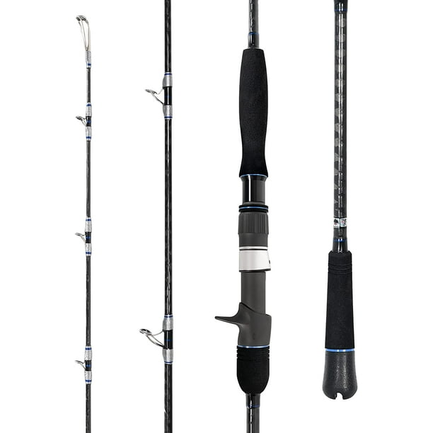 BLUEWING Casting Rods Fishing Rod 1 Piece Fishing Pole with SIC K-series  Guides and Stainless Steel Frame for Inshore Fishing, Bottom Fishing,  Jigging, Offshore Fishing, 7'0 
