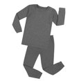 thumbnail image 3 of Elowel Garçons Filles Rouge Solide 2 Pièces Pyjama Ensemble 100% Coton Taille 12 M -12 Ans, 3 of 36