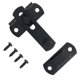 thumbnail image 2 of Pestillos de puerta de acero inoxidable negro mate, pestillo abatible, pestillo de seguridad para puerta, cerradura, 2 of 7