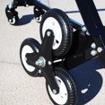 thumbnail image 7 of INTSUPERMAI Folding Stair Climbing Cart Portable Hand Truck Luggage Cart 2 Backup Wheels 2 Casters Black, 7 of 7