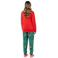 thumbnail image 5 of Garfield Women's Holiday Holly Jolly Hungry Long Sleeve Pajama Jogger Lounge Sleep Set, 5 of 7
