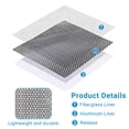 thumbnail image 2 of Drywall Repair Kit Aluminum Wall Repair Patch Kit, 2/4/6/8 inch Fiber Mesh Over Galvanized Plate, Dry Wall Hole Repair Patch Metal Patch with Extended Self-Adhesive Mesh, 2 of 6