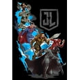 thumbnail image 2 of Justice League Movie Group Character Art Toddler Boy's Black T-shirt-3T, 2 of 7