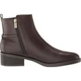 thumbnail image 4 of Tommy Hilfiger Imiera Dark Brown Round Toe Pull On Zip Closure Ankle Boots (DARK BROWN, 7.5), 4 of 4