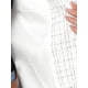 thumbnail image 5 of BLAZER DE TWEED PARA MUJER CHIC INSPIRADOR CON SOLAPA EN V, MANGA LARGA, ELEGANTE Y CASUAL DE NEGOCIO, TALLA L, BLANCO Y NEGRO, 5 of 6