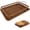 Bronze, variant on Air Fryer Basket for Oven,12.8" x 9.7" Small Stainless Steel Crisper Tray and Pan,Manss Stainless Steel Air Fryer Basket for Baking Grilling(Bronze)