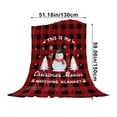 thumbnail image 3 of Xuniizn Christmas Blanket for Couch, Soft Christmas Throw Blanket, Warm Thicken Flannel Sherpa Blanket Microfiber Machine Washable for Bedroom, Fleece Blanket, Christmas Decorations for Home, 3 of 6