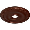 thumbnail image 3 of Ekena Millwork 20"OD x 3 5/8"ID x 1"P Jackson Ceiling Medallion (Fits Canopies up to 5 1/8"), Hand-Painted Antique Copper, 3 of 8