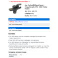 thumbnail image 2 of Rear Center ABS Speed Sensor - Compatible with 1993 - 2002 Pontiac Firebird 1994 1995 1996 1997 1998 1999 2000 2001, 2 of 2