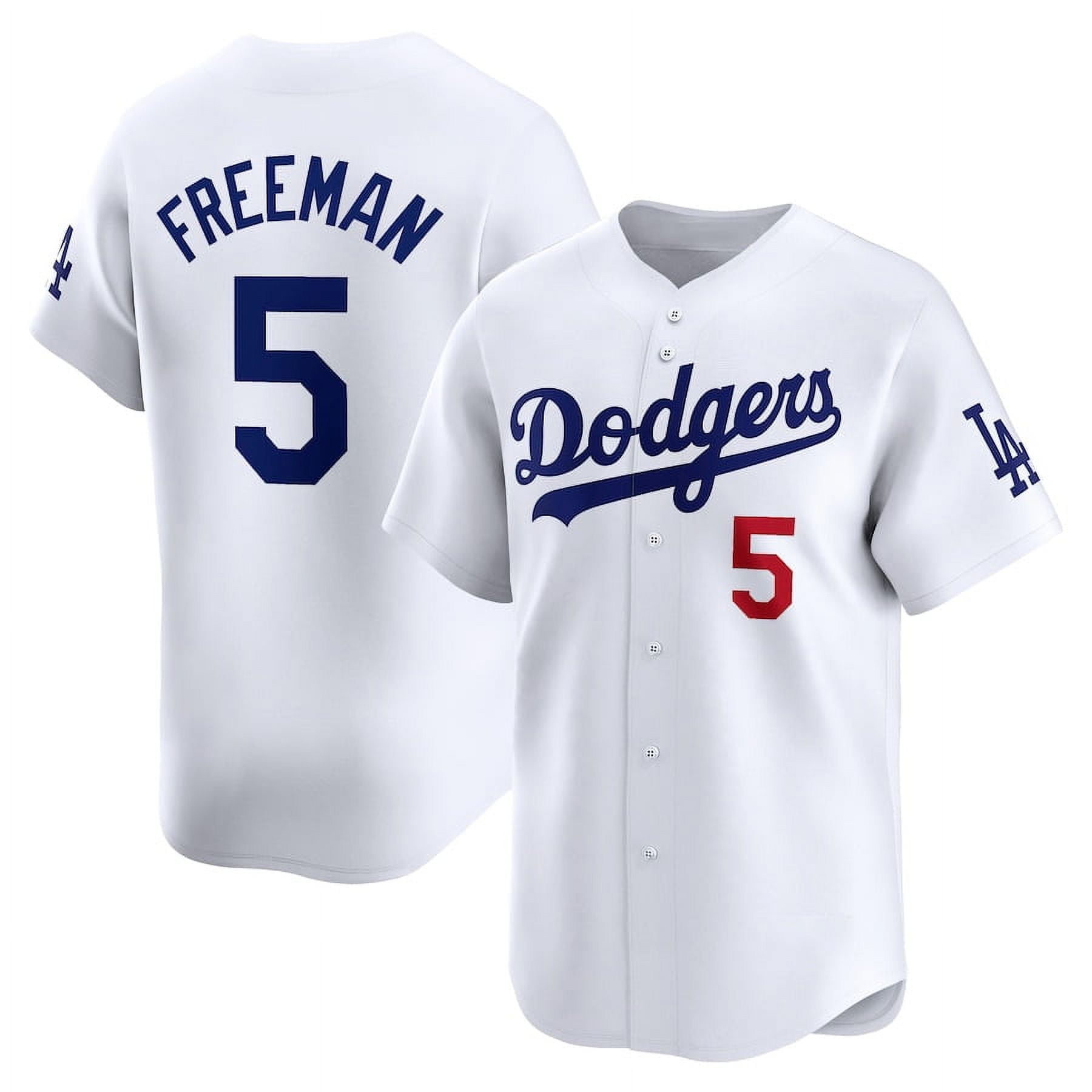 Men's Los Angeles Dodgers Freddie Freeman Jersey 5# Adult Baseball