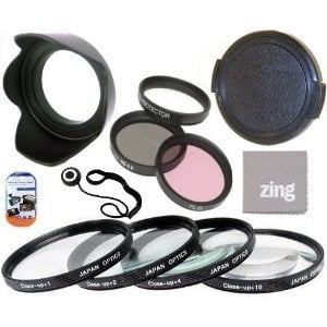 72mm PREMIUM Filter Kit Bundle +1 +2 +4 +10 Close-Up Macro Filter Set Deluxe Filter Carry Case A390 Includes Multi-Coated 3 PC Filter Kit UltraPro Deluxe Lens Cleaning Kit Lens Cap Keeper Lens Cleaning Pen UV, CPL, FLD For Sony Alpha DSLR-A290