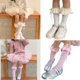 thumbnail image 2 of Osdhezcn Knitted Cotton Socks Baby Kneehigh Socks Little Girl Socks Lace Trim Socks, 2 of 20