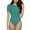 Aquamarine Glitter, variant on The Xecao Autumnal Forest Women's Crew Neck Body Suit, a short-sleeved bodysuit and basic swimsuit, both comfort and style for dating and daily life