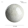 thumbnail image 6 of Decorative Balls Set of 3 Glass Mosaic Sphere Dia 4" (White), 6 of 8