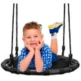 thumbnail image 1 of Sorbus Spinner Swing – Kids Indoor/Outdoor Round Mat Swing – Great for Tree, Swing Set, Backyard, Playground, Playroom – Accessories Included, 1 of 7