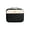 Black-small, variant on Cosmetic Bags for Women Elegant PU Leather Makeup Pouch Travel Toiletries Storage Hangbag Tote Bag