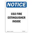 thumbnail image 1 of SignMission OS-NS-A-1218-V-10695 12 x 18 Po Panneau d'Avertissement OSHA - Extincteur Co2 à l'Intérieur, 1 of 1