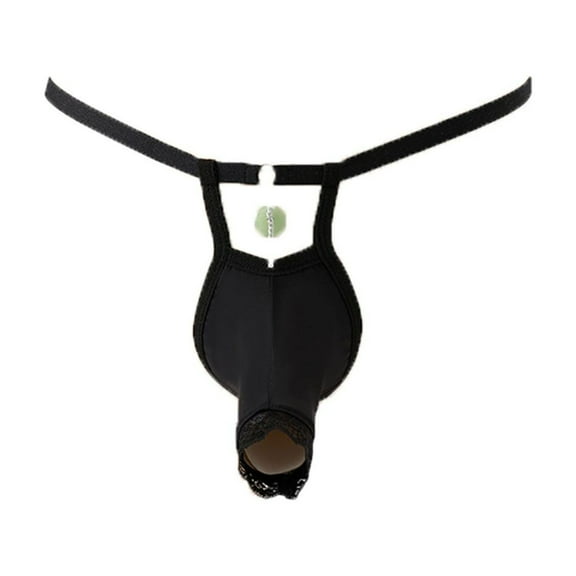 Srogem Men's Low-Rise Gstring Trendy Silk Touch Thong Elastic Comfort Underwear Sexy Bikini Design Pouch Thong