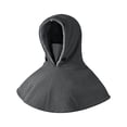 thumbnail image 3 of siminsem Windproof Fleece Face Mask for Men Women Thermal Neck Gaiter Balaclava - Thickened Cold Weather Outdoor Sports Scarf for Cycling Running Skiing Snowboarding One Size, Grey,One Size, 3 of 5