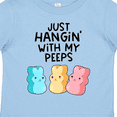 thumbnail image 4 of Inktastic Easter Just Hangin' with My Peeps Boys or Girls Toddler T-Shirt, 4 of 5