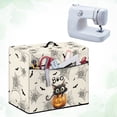 thumbnail image 4 of HELLHERO Cat Spider Web Pattern Sewing Machine Cover with Pockets for Extra Accessories Lightweight Washable Fabric Everyday Uses, 4 of 8