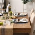 thumbnail image 2 of Design Imports Set de 6 Sets de Table Ronds en PVC Bleu Stonewash, 2 of 4
