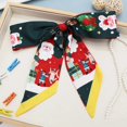 thumbnail image 1 of Bufandas delgadas de la serie navideña para mujer, cinta con asa para bolso, pañuelo para el pelo con estampado, banda para el pelo versátil, diadema 2022, 1 of 4