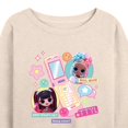 thumbnail image 3 of LOL OMG! Fashion Dolls - Cell Phone Chat Girls - Women's Lightweight French Terry Long Sleeve Shirt, 3 of 5