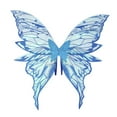 thumbnail image 4 of Ala de mariposa, linda y ligera, ideal para disfrazarse de fiesta temática de Halloween o cumpleaños. Azul, 4 of 9