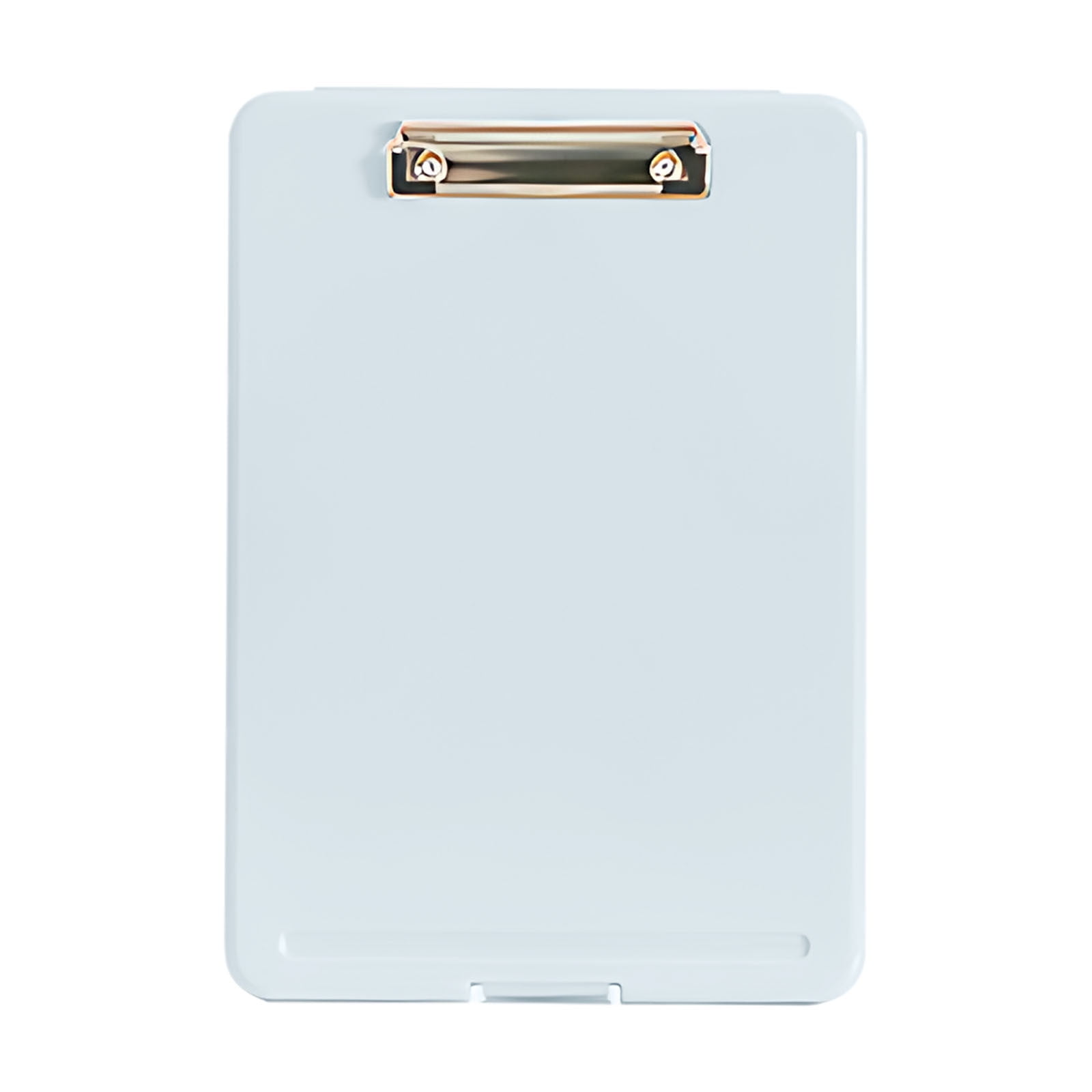 Byujiro A4 Plastic Clipboard Storage Box File Organizer Case with Built-in Clip, Waterproof Document Holder for Office, School, Home & Travel Paper Storage