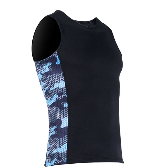 Elowen Men Surfingdoorslay Wetsuit Top Men Wetsuit Vest Jacket Diving 2mm Neoprene Sleeveless Wet Suit Swimming Canoeing Surfing