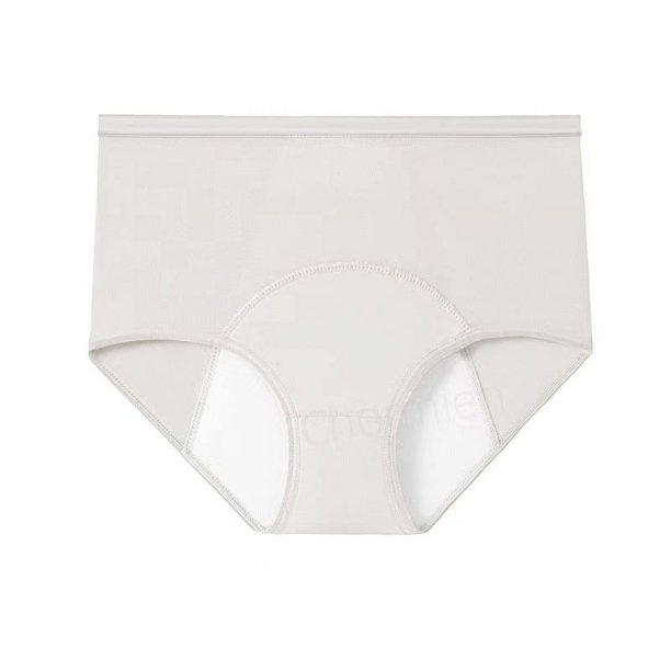 Ropa interior fisiológica fina de gran tamaño a prueba de fugas, ropa interior sanitaria transpirable menstrual para mujer