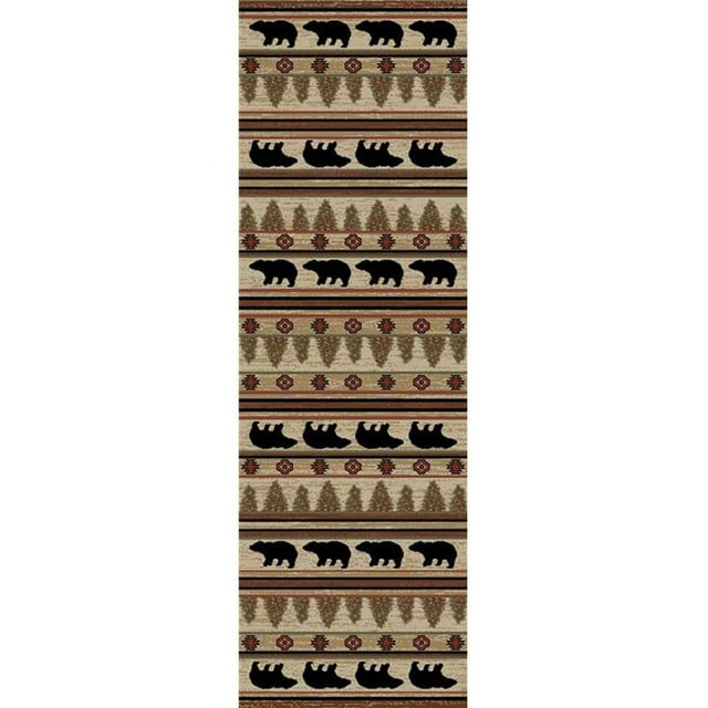 Mayberry Rug HS7482 2X8 Tapis de Zone 2 Pi. 3 Po. x 7 Pi. 7 Po. Style Foyer, Beige