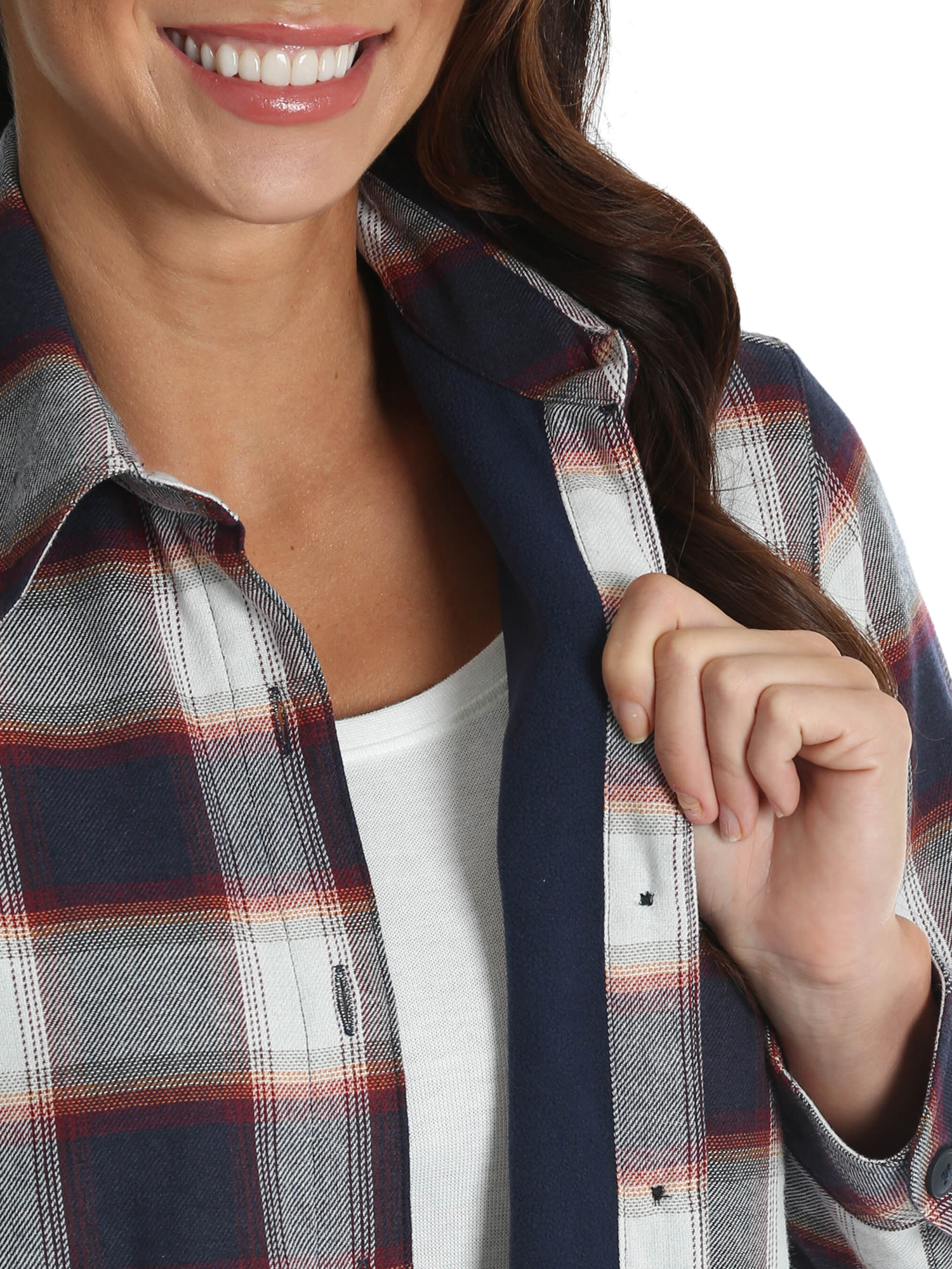 Lee Riders Women's Fleece Lined Flannel Shirt