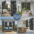thumbnail image 4 of Outdoor Waterproof Patio Curtain 95" Length-1 panel,Farmhouse Cooking Tools on Black Outside Privacy Curtains Blackout Grommet Drapes for Porch Pergola,Abstract Graffiti Art, 4 of 8